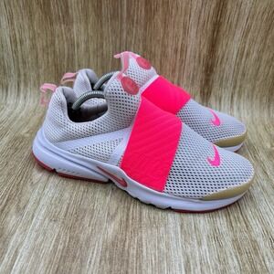 Nike Presto Extreme Women's‎ Size 7.5 Slip On Shoes Bright Pink White Mesh
